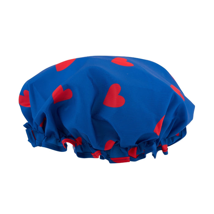 Shower Cap - Loveheart Print - Shower Caps