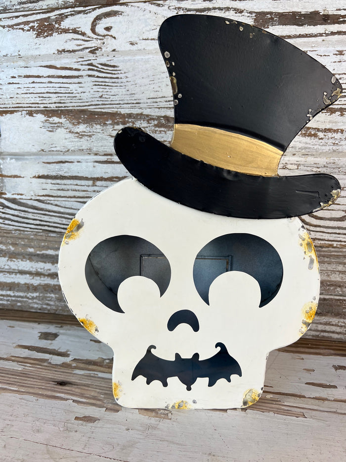 Skeleton Candle Holder
