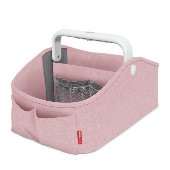 Skip Hop Nursery Style Light Up Nappy Caddy - Pink Heather