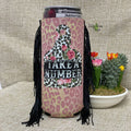 Slim Take a Number Fringe Koozie - Koozie