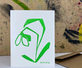 Snowdrop Card - Cushendale Woollen Mills