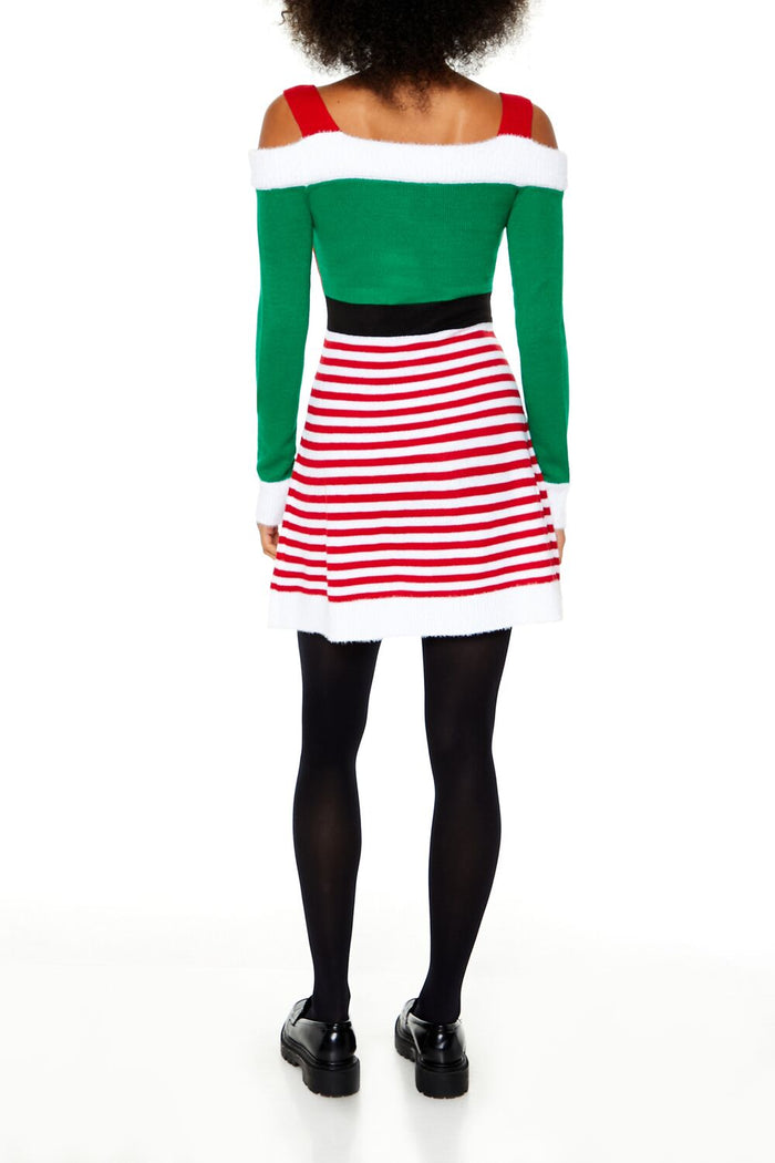 Striped Elf Mini Dress