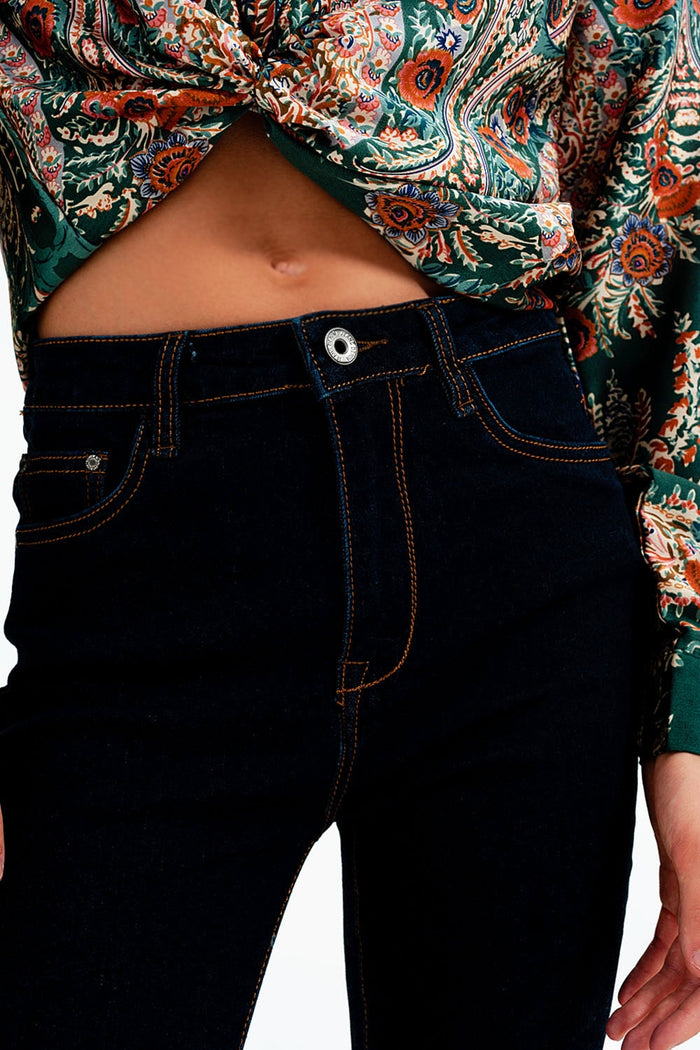 Super Skinny fit jeans in dark blue wash - Denim