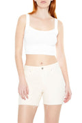 Sweater-Knit Crop Top