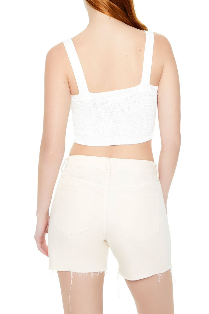 Sweater-Knit Crop Top