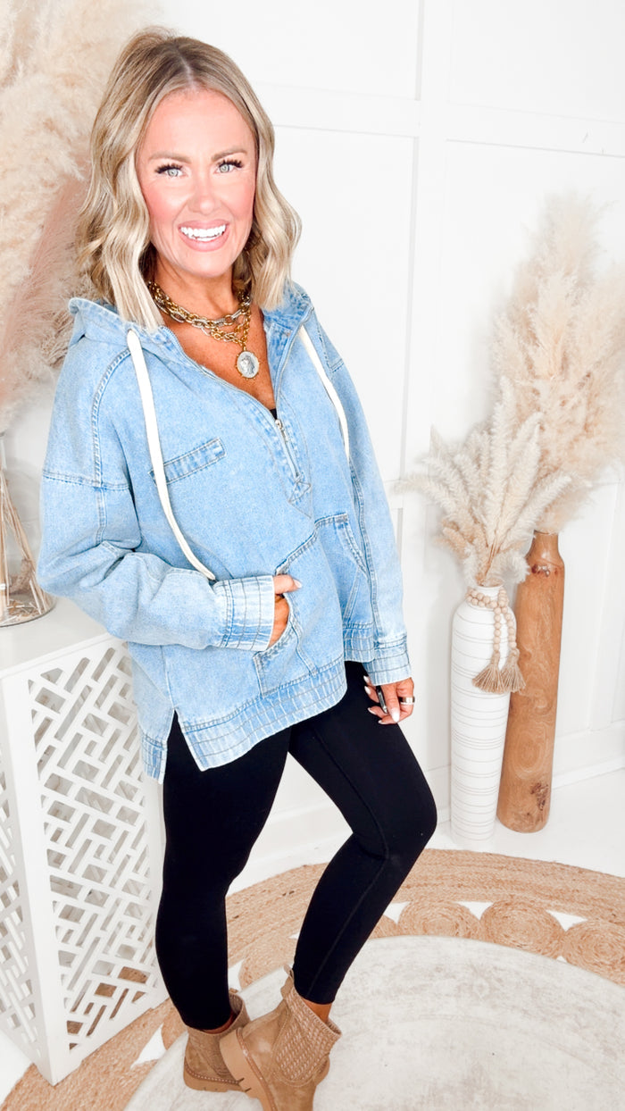 The Callie Half-Zip Hoodie
