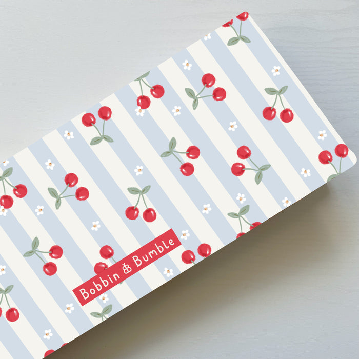 Travel Changing Mat - Cherry Stripe - Changing Mats