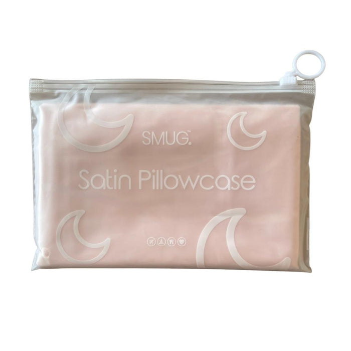 Two Satin Pillowcases - Pink - Pillowcase