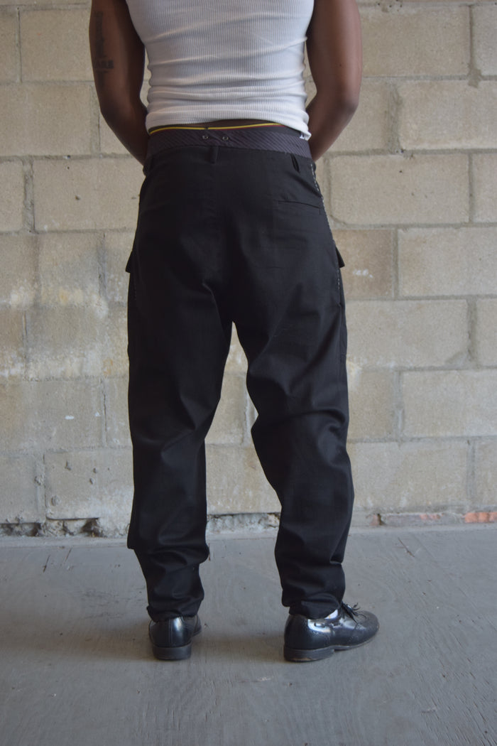UMIT UNAL STRUCTURED + STITCHED PANTS