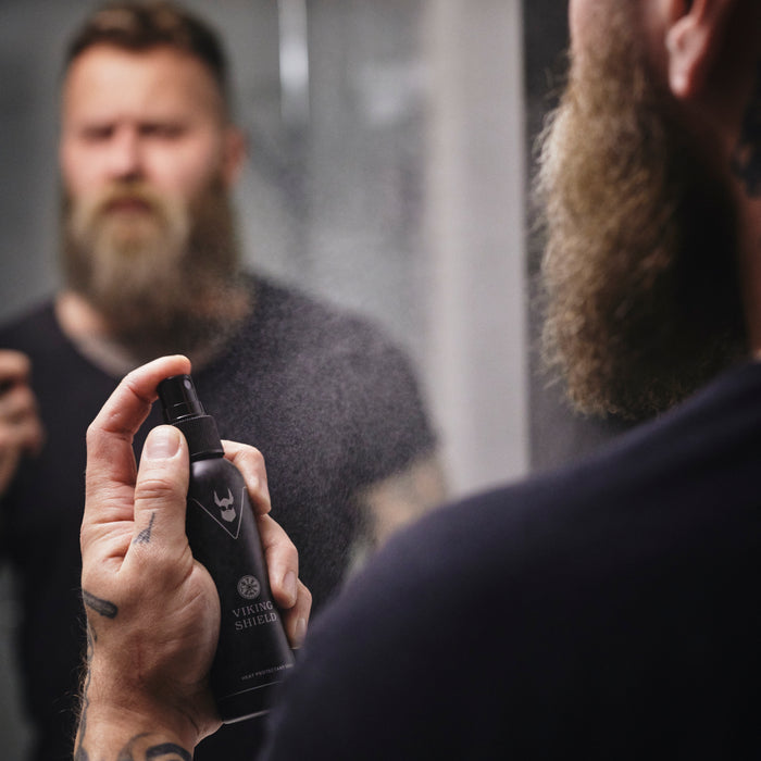 Viking Shield Beard & Hair Heat Protectant Spray, image 3. The Beard Struggle