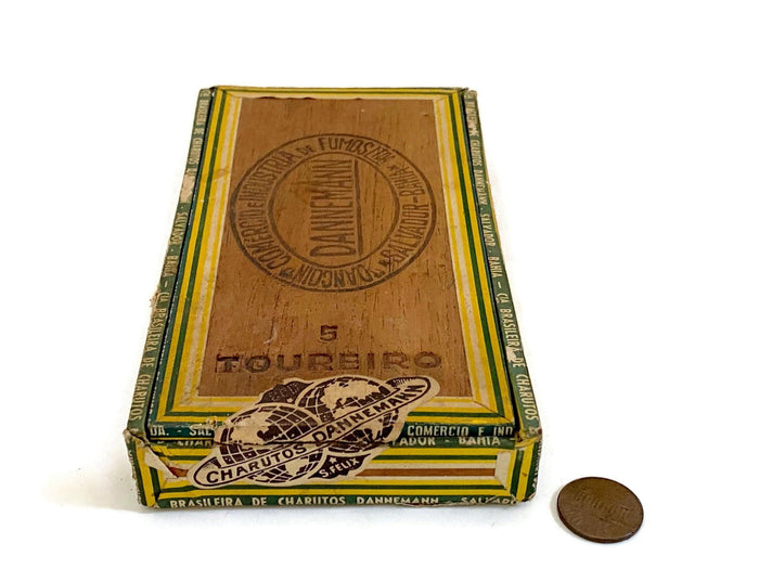 Vintage Brazilian Wood Box at Duckwells