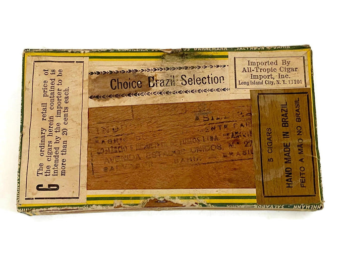 Vintage Brazilian Wood Box at Duckwells