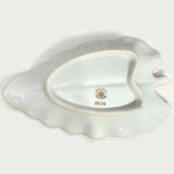 Vintage Lefton White Ceramic Christmas Tree Dish at Duckwells