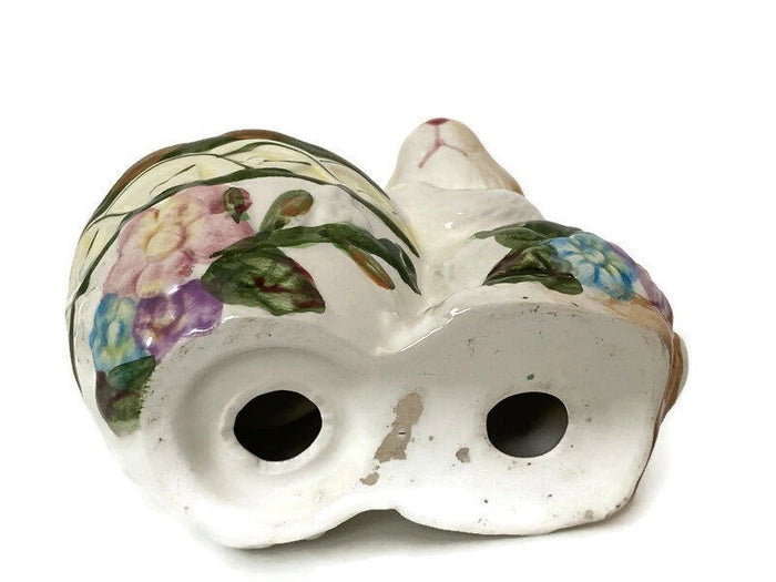 Vintage Rabbit Ceramic Figurine Egg Holder at Duckwells