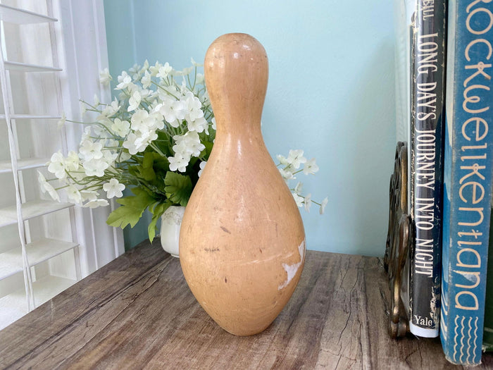 Vintage Wood Duckpin Bowling Pin at Duckwells