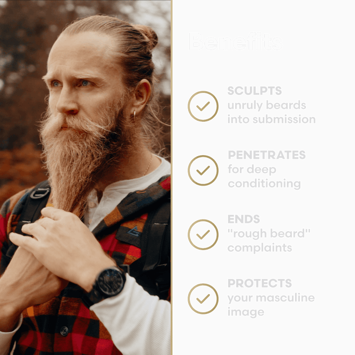 Warrior's Beard Butter, image 2. The Beard Struggle