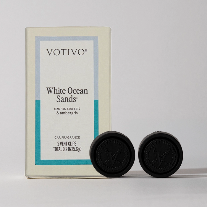 White Ocean Sands Car Fragrance