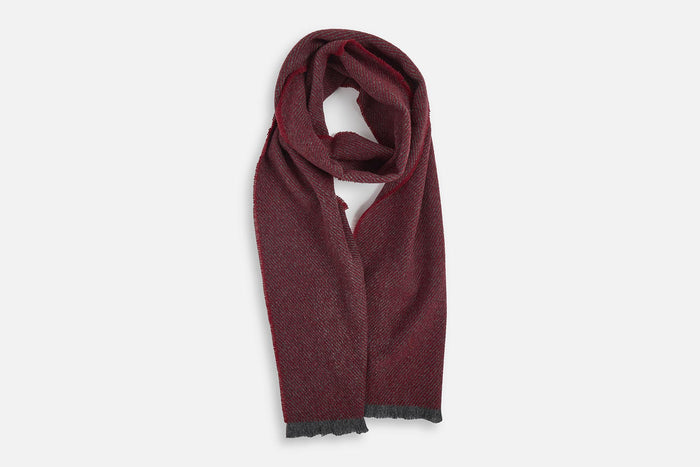 Wine Grange Lambswool Scarf - Cushendale Woollen Mills