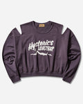 Hysteric Glamour Hysteric Lovetrap Short Sweatshirt Purple Sweatshirts Hoodies 01261CS01 55