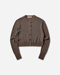 Our Legacy Wmns Micro Cardigan Cangiante Copper Tech Cotton Knitwears Cardigans W2263MC 001