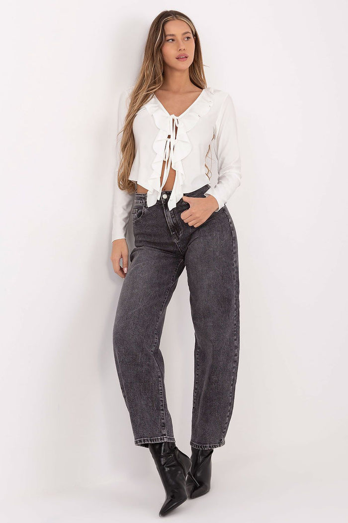 Women's Ruffle Blouse for Fashion Lovers - Blouses