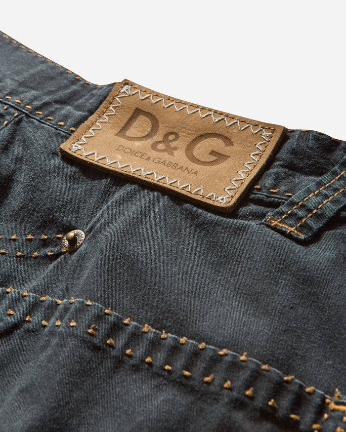 Pezze Vintage Wmns D&G Stitches Trousers Black Pants Trousers 0672432 1