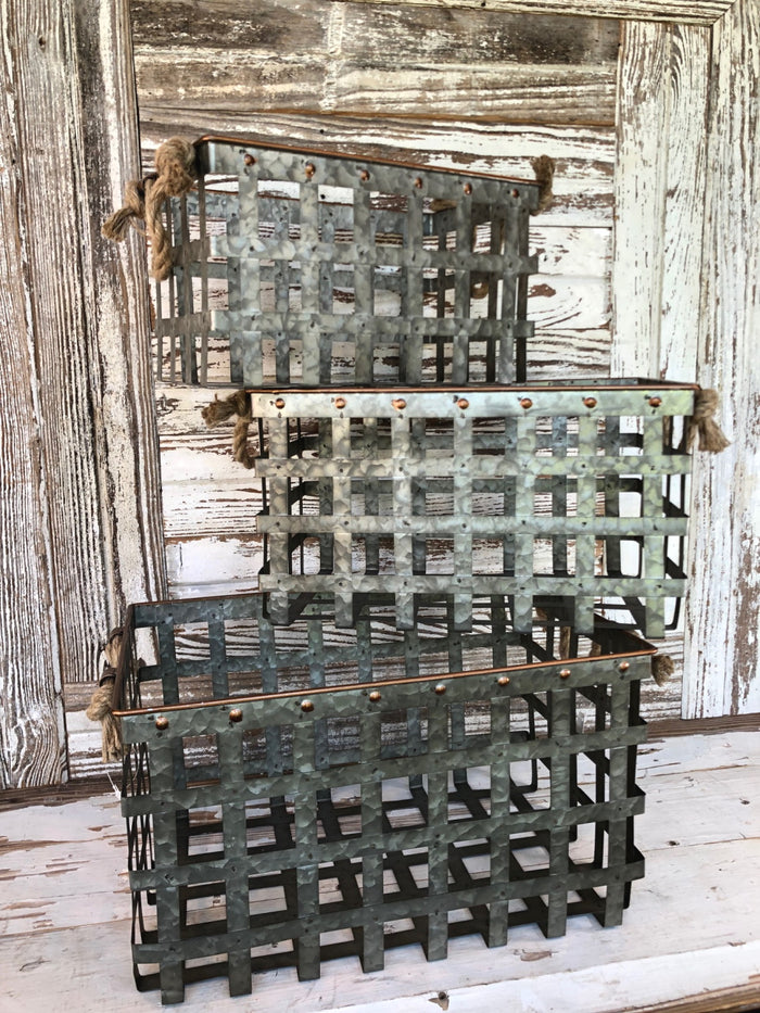 Woven Metal Baskets
