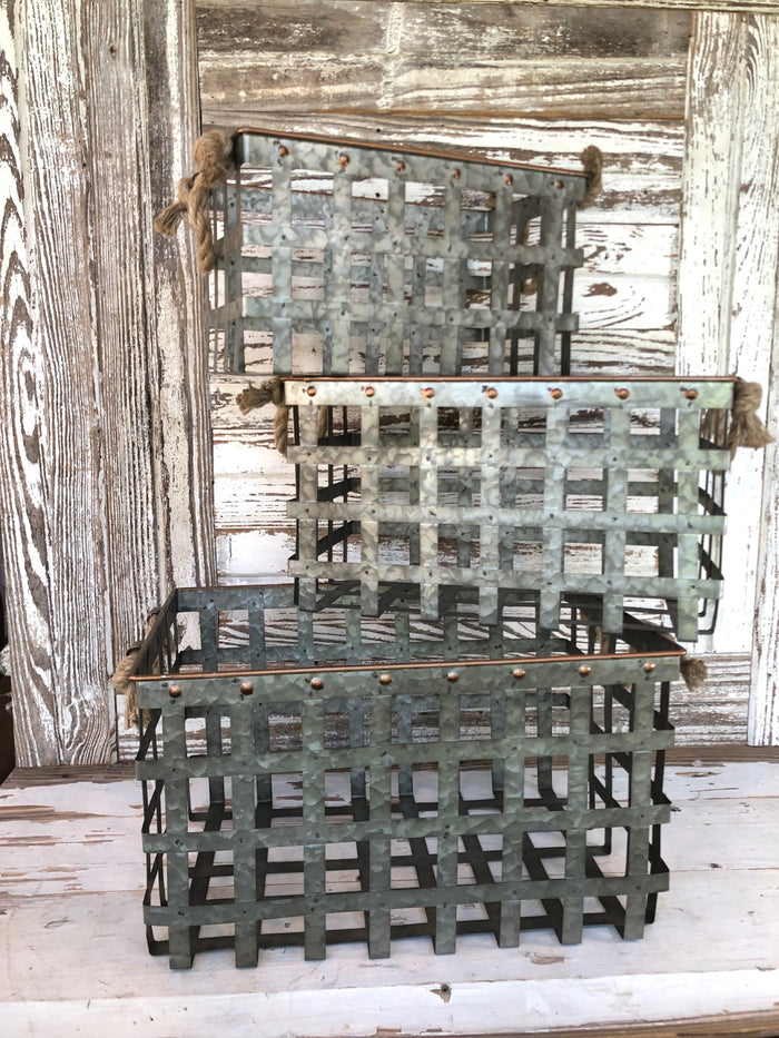 Woven Metal Baskets
