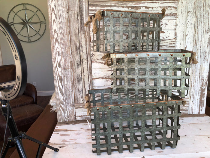 Woven Metal Baskets