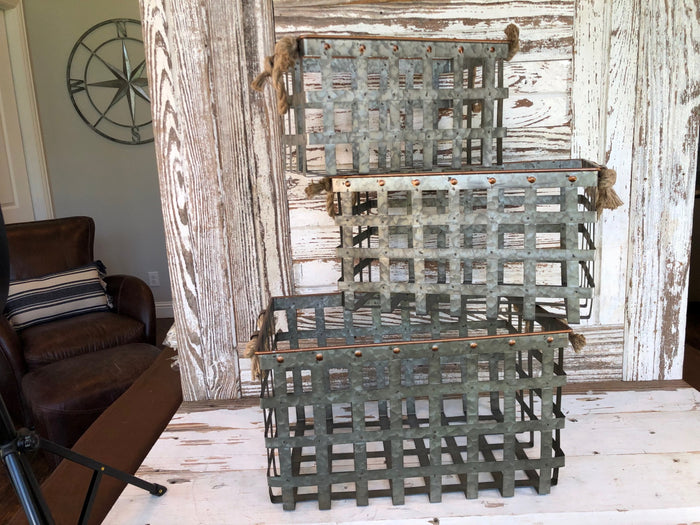 Woven Metal Baskets