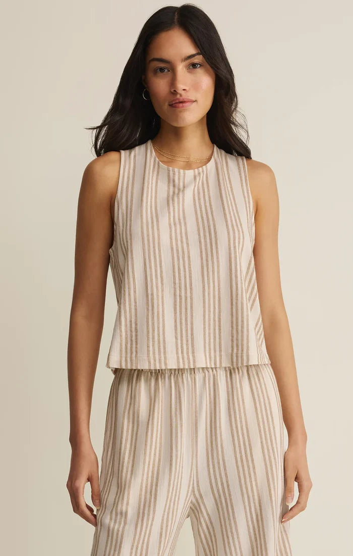 Z Supply: Sloane Knit Striped Top -  Cloud