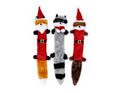 Zippy Paws Zippy Paws Christmas Holiday Skinny Peltz Squeaker Dog Toy 3-pack